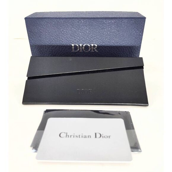 DIOR BY CHRISTIAN DIOR BLUE BLOSSOM DESIGNER SUNGLASSES NEW IN CASE/BOX/CARD - Picture 2 of 13